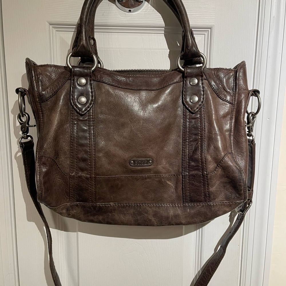 Frye Brown Leather Tote Bag